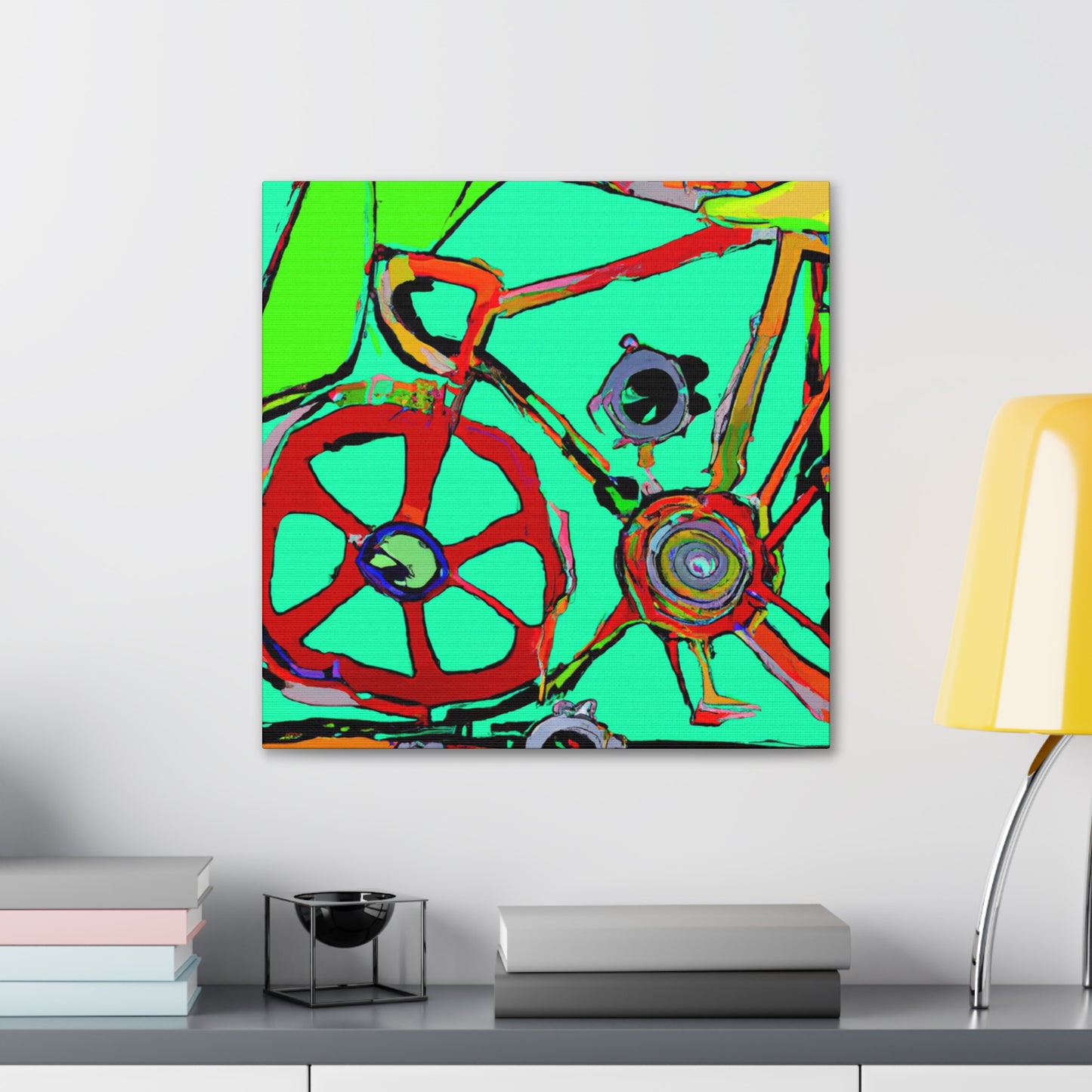 "Bicycle of Movement" - Canvas