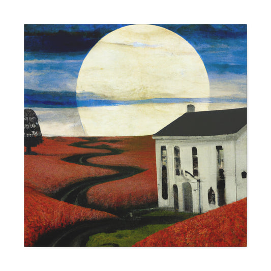 Farmhouse in Surrealism - Canvas