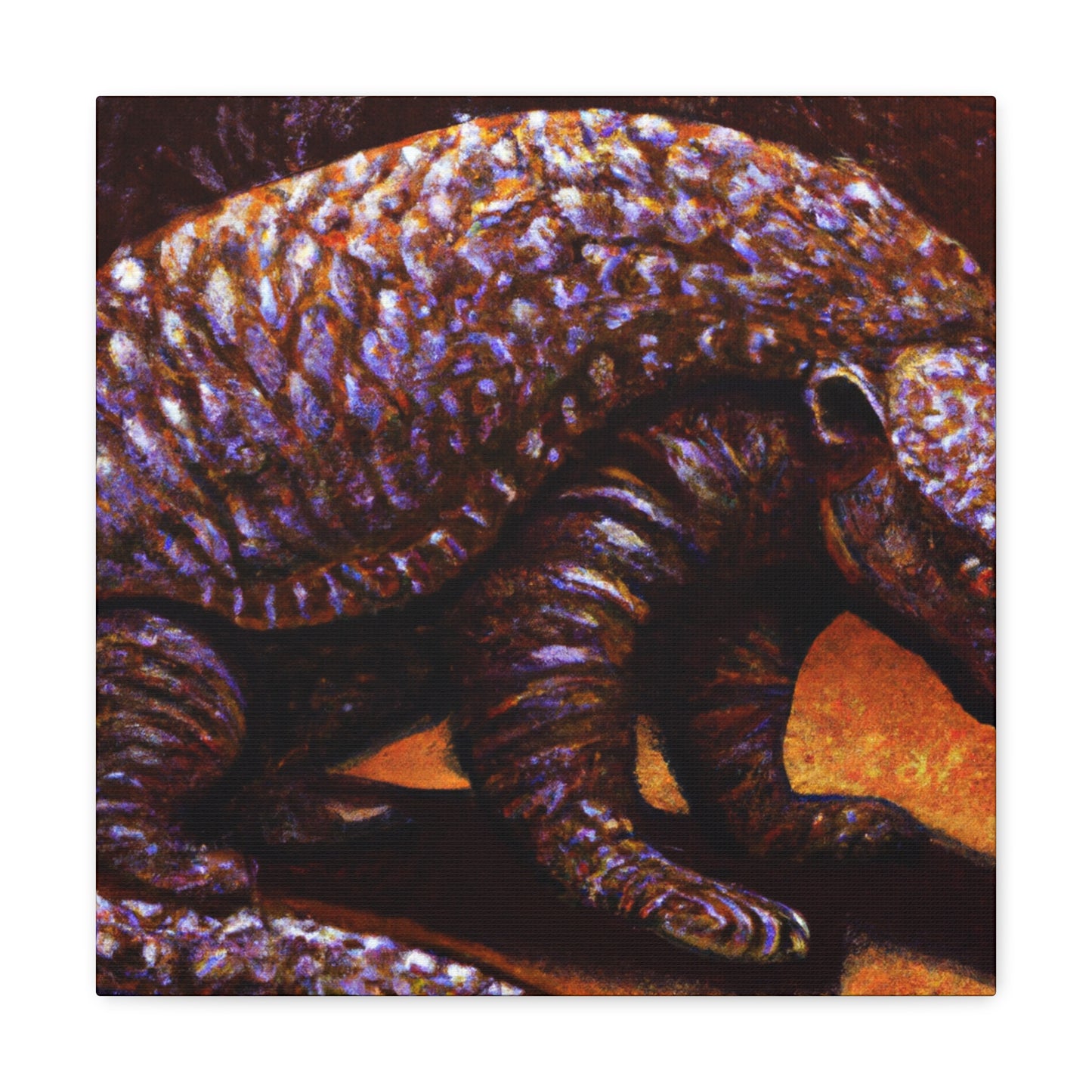 "Pangolin in Impressionism" - Canvas