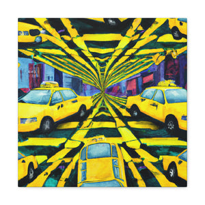 "Taxi Ride Home" - Canvas