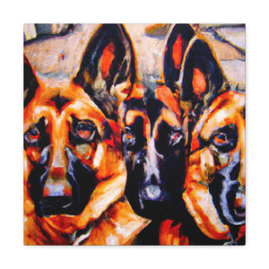 "Mystic German Shepherd Dream" - Canvas