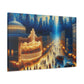 "Enchanting Urban Tapestry" - Canvas