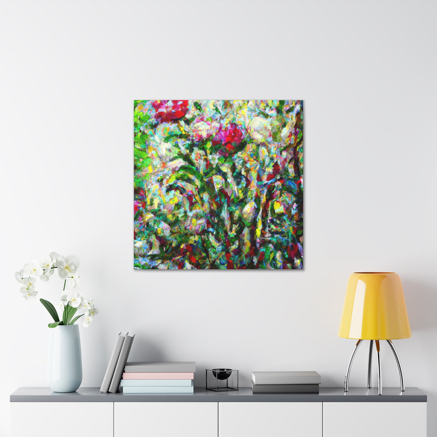 Peony in Impressionism - Canvas