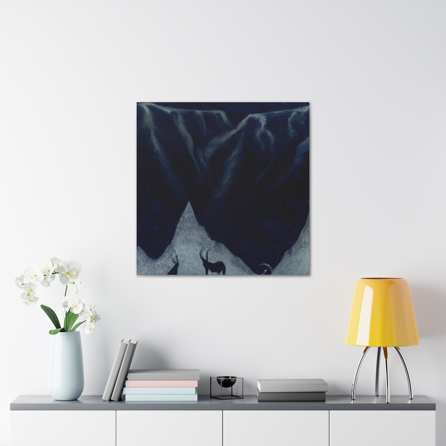 Mountain Goats Wondering - Canvas