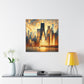 "Enchanted Urban Elegance" - Canvas