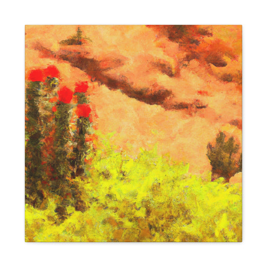 Desert Impressionism Piece - Canvas