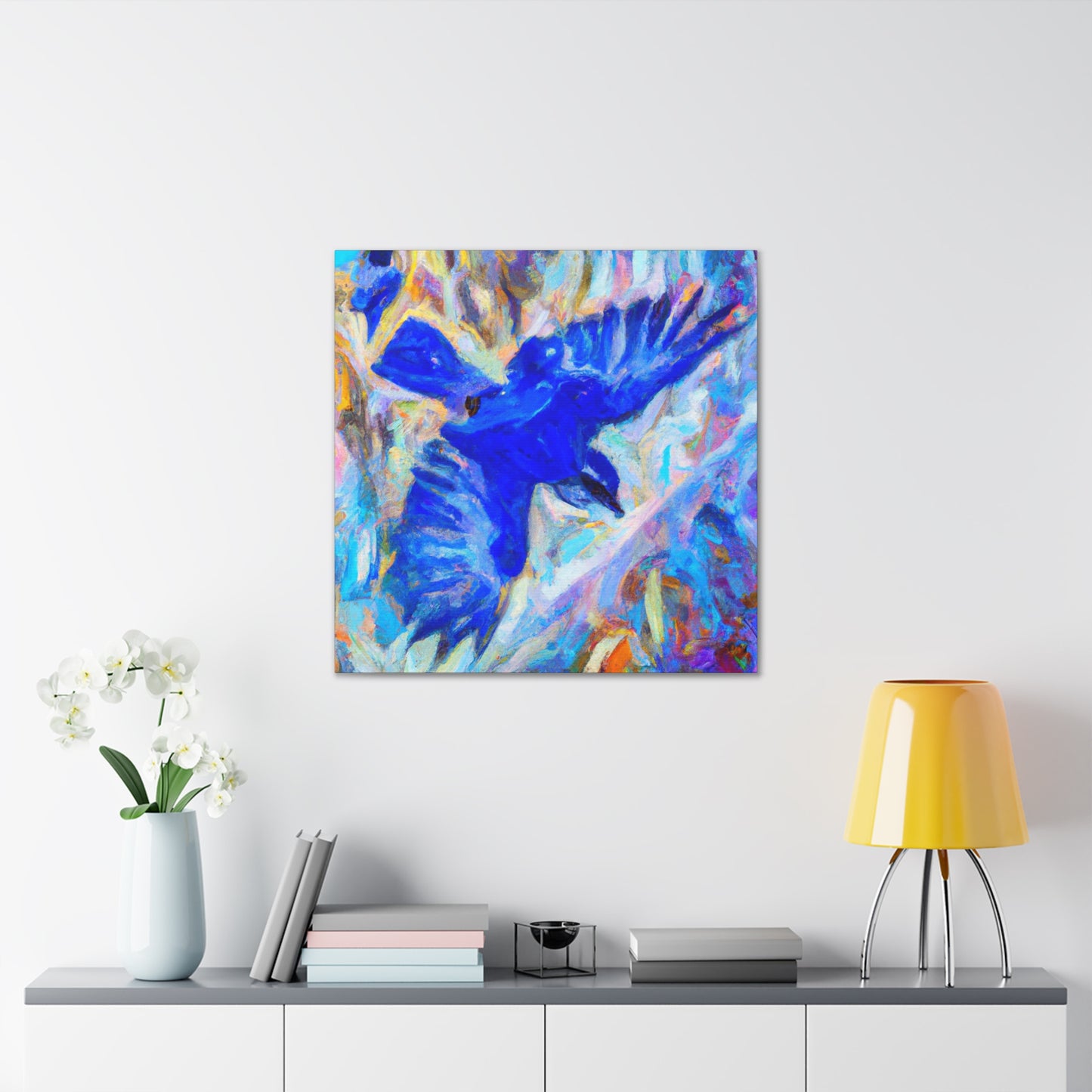 "Bluebird of Impressionism" - Canvas