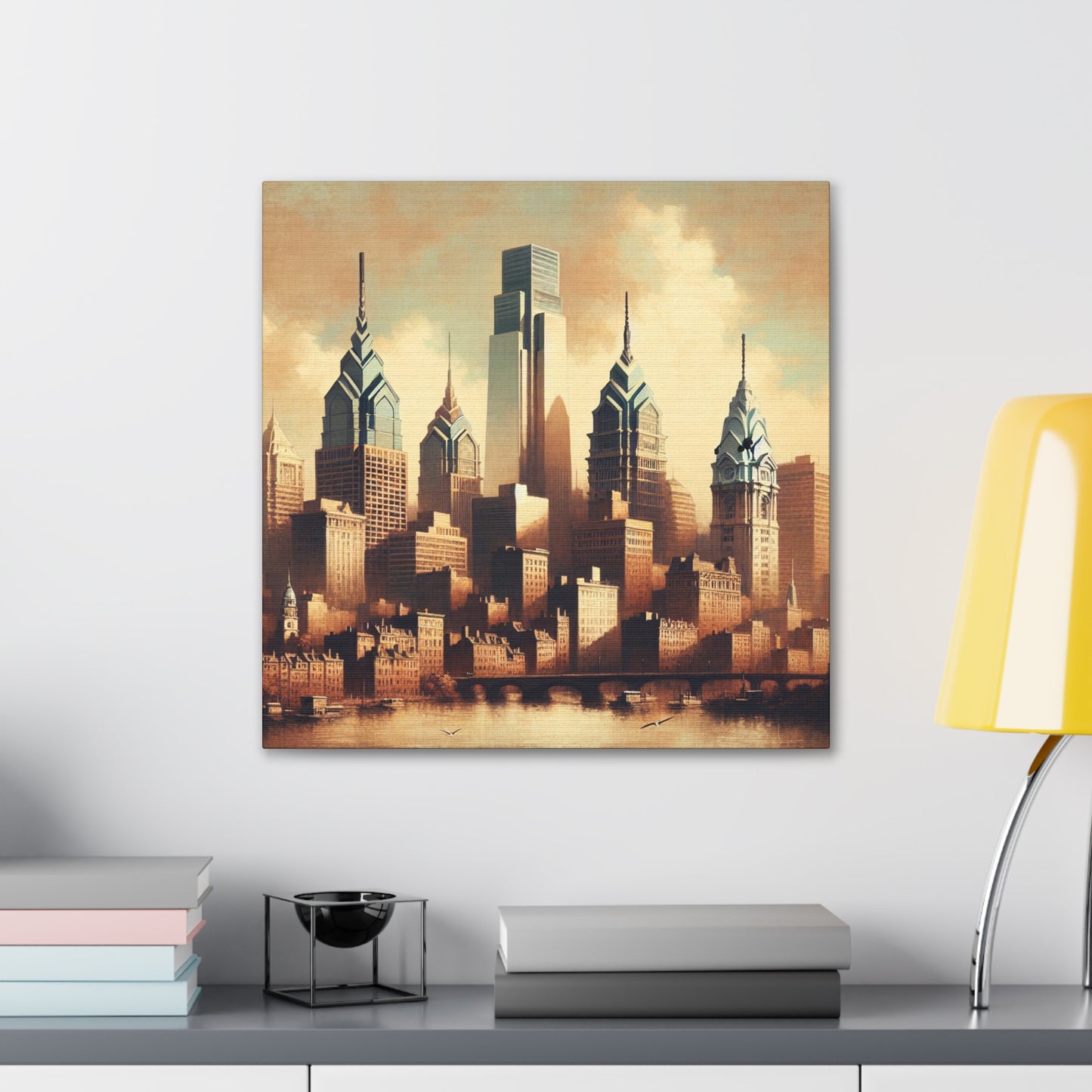 "City's Renaissance Awakening" - Canvas