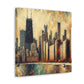 "Enchanted Urban Symphony" - Canvas