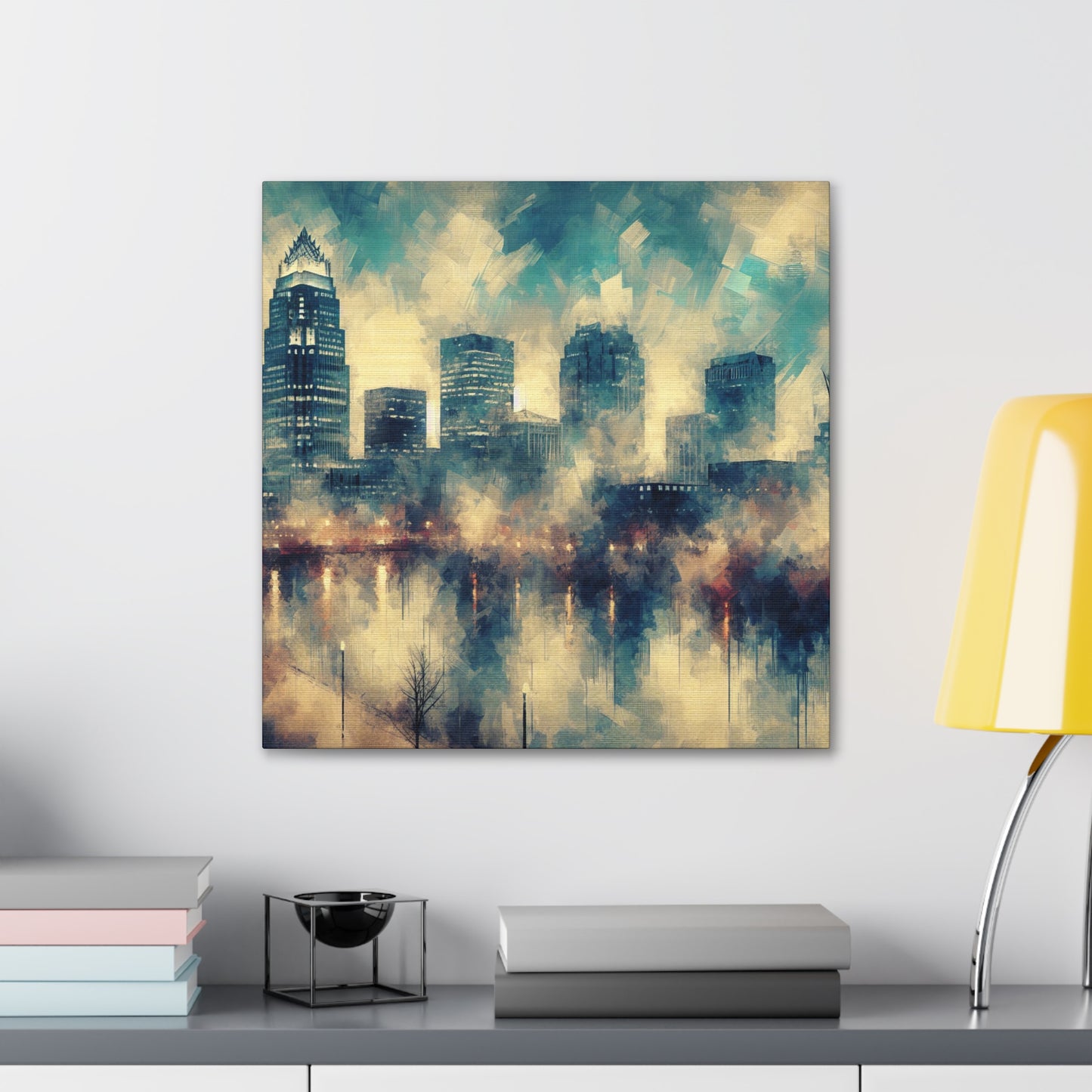 "Urban Tapestry Unveiled" - Canvas