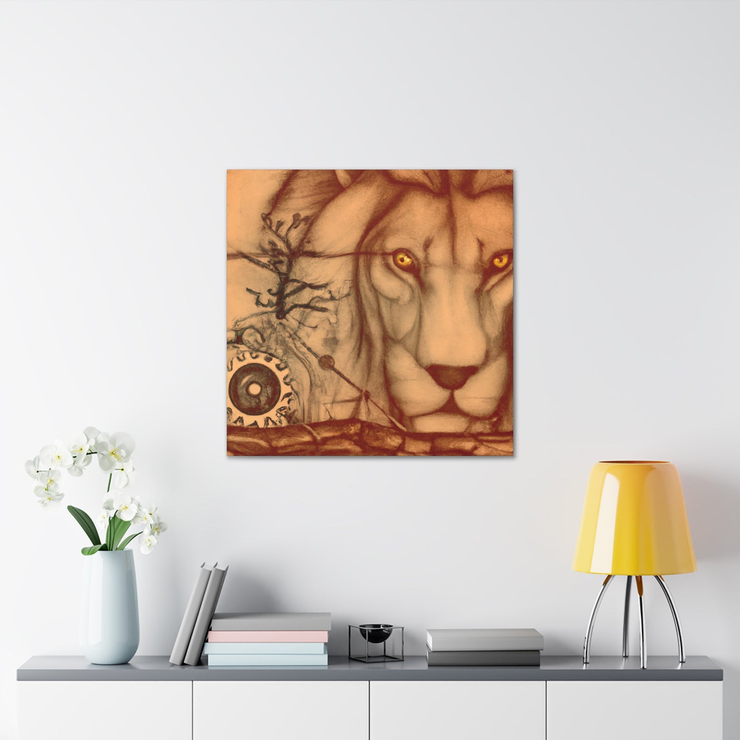 " Steam Lion Legacy" - Canvas