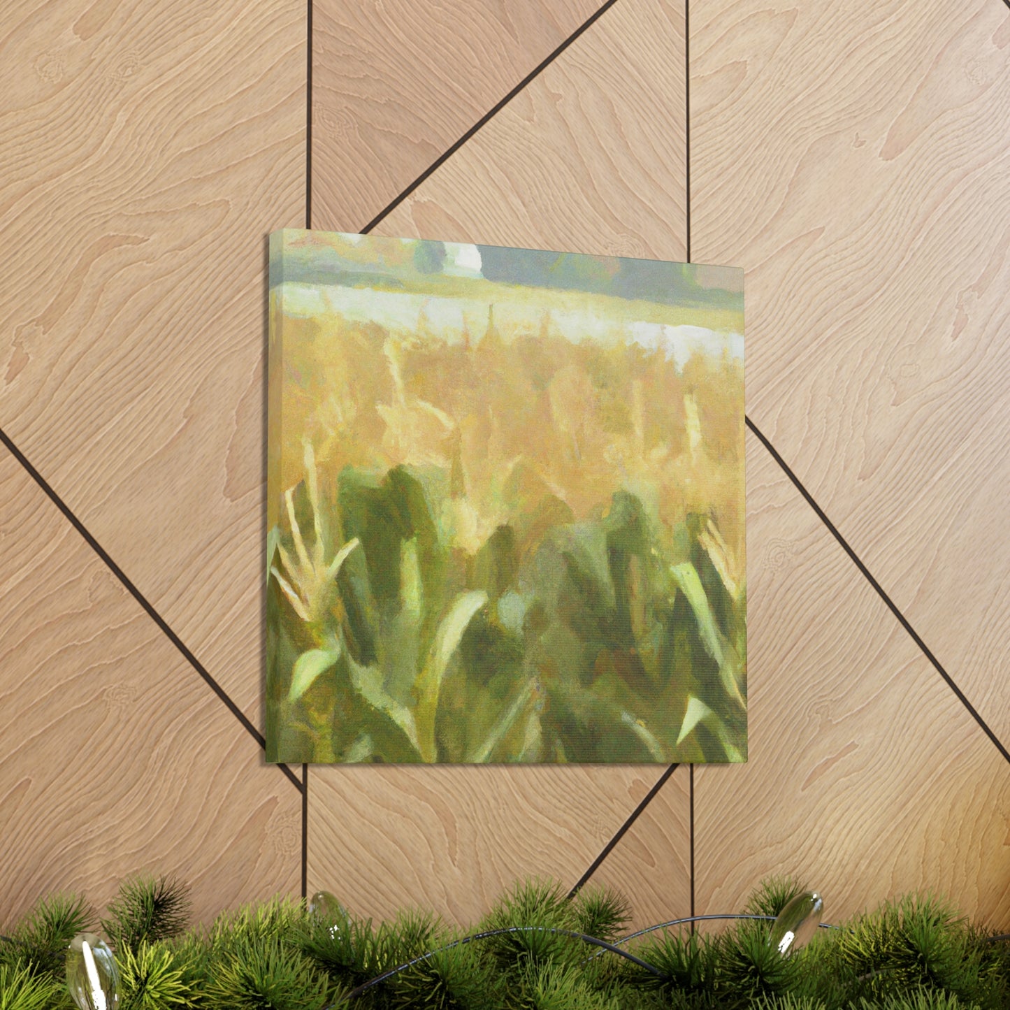 Golden Corn Abundance - Canvas