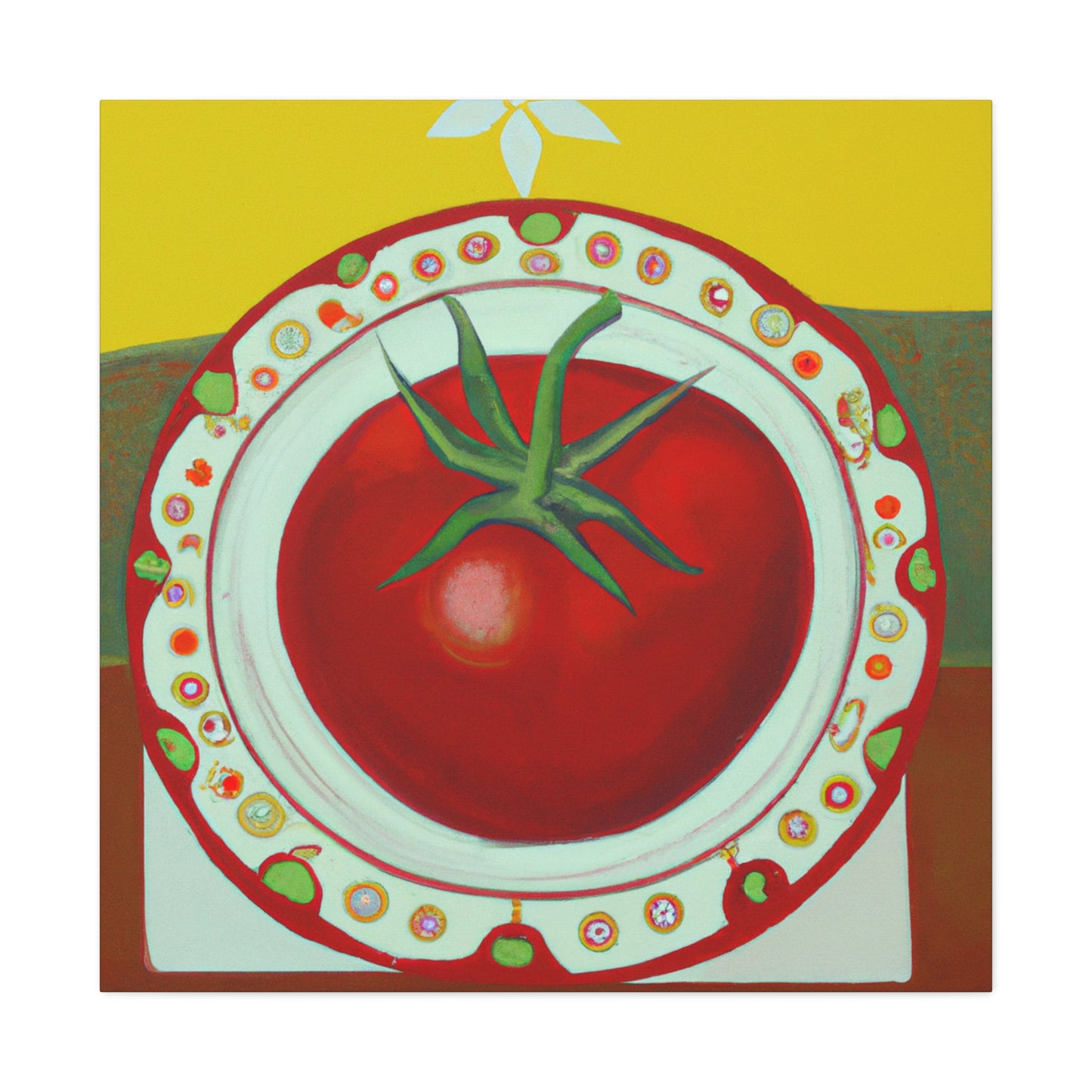 "Tomato's Sweet Bounty" - Canvas