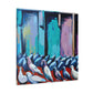 Pigeon's Artful Flight - Canvas