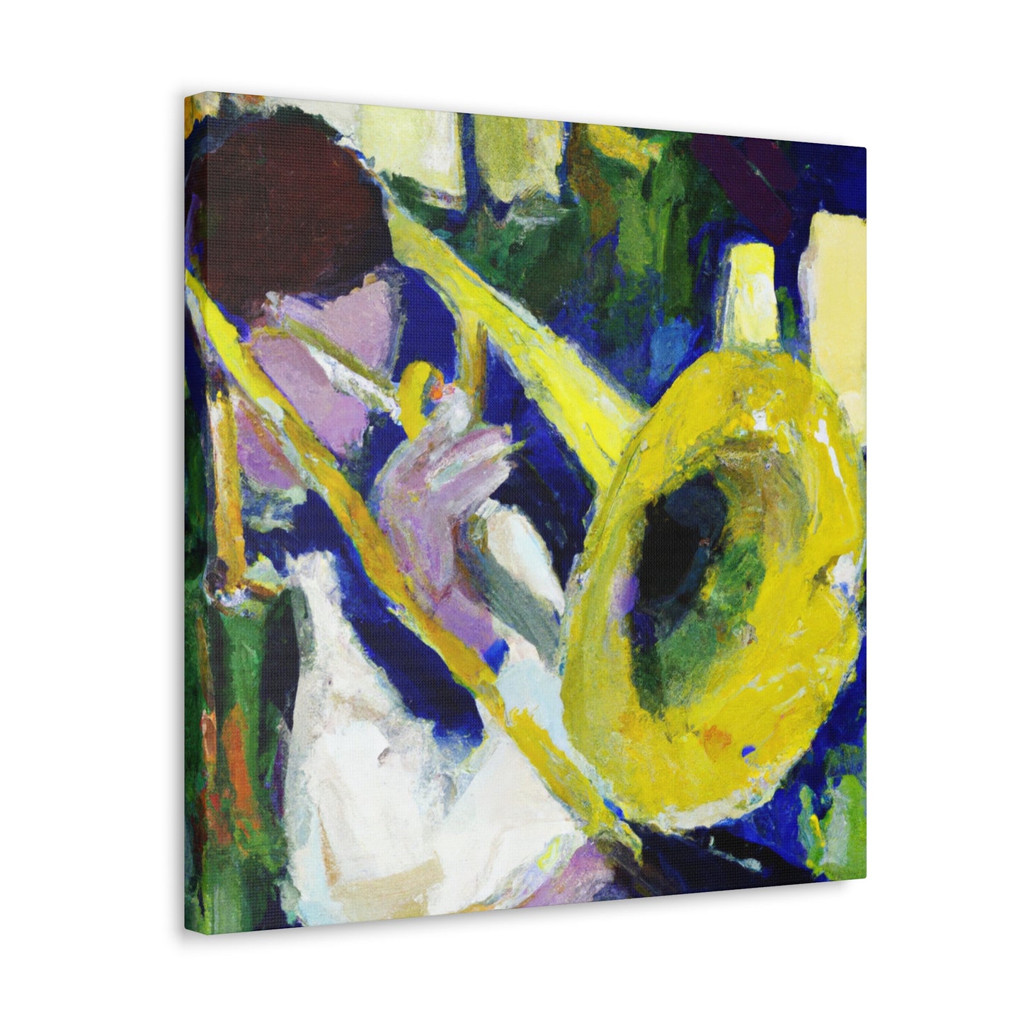 Trombone in Abstraction - Canvas