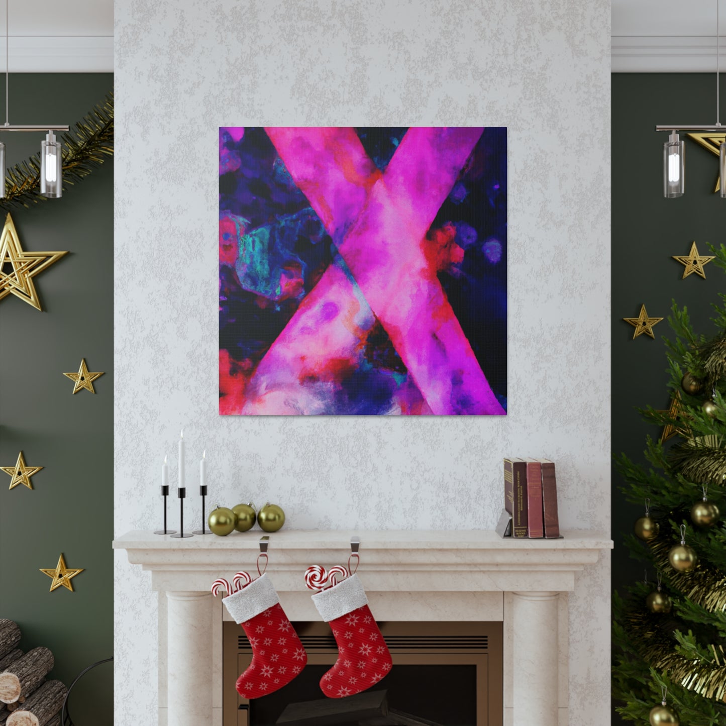 "X in Abstraction Form" - Canvas