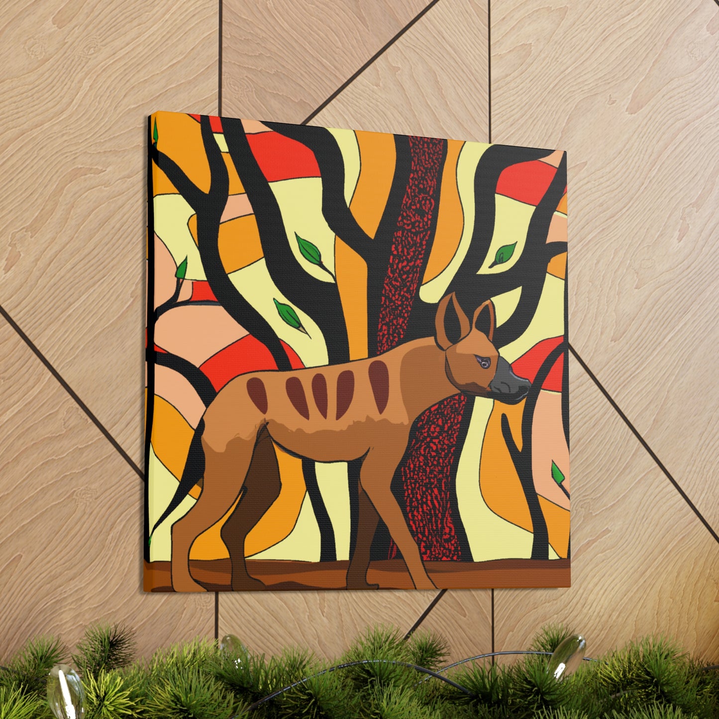 "Hyena's Glistening Teeth" - Canvas