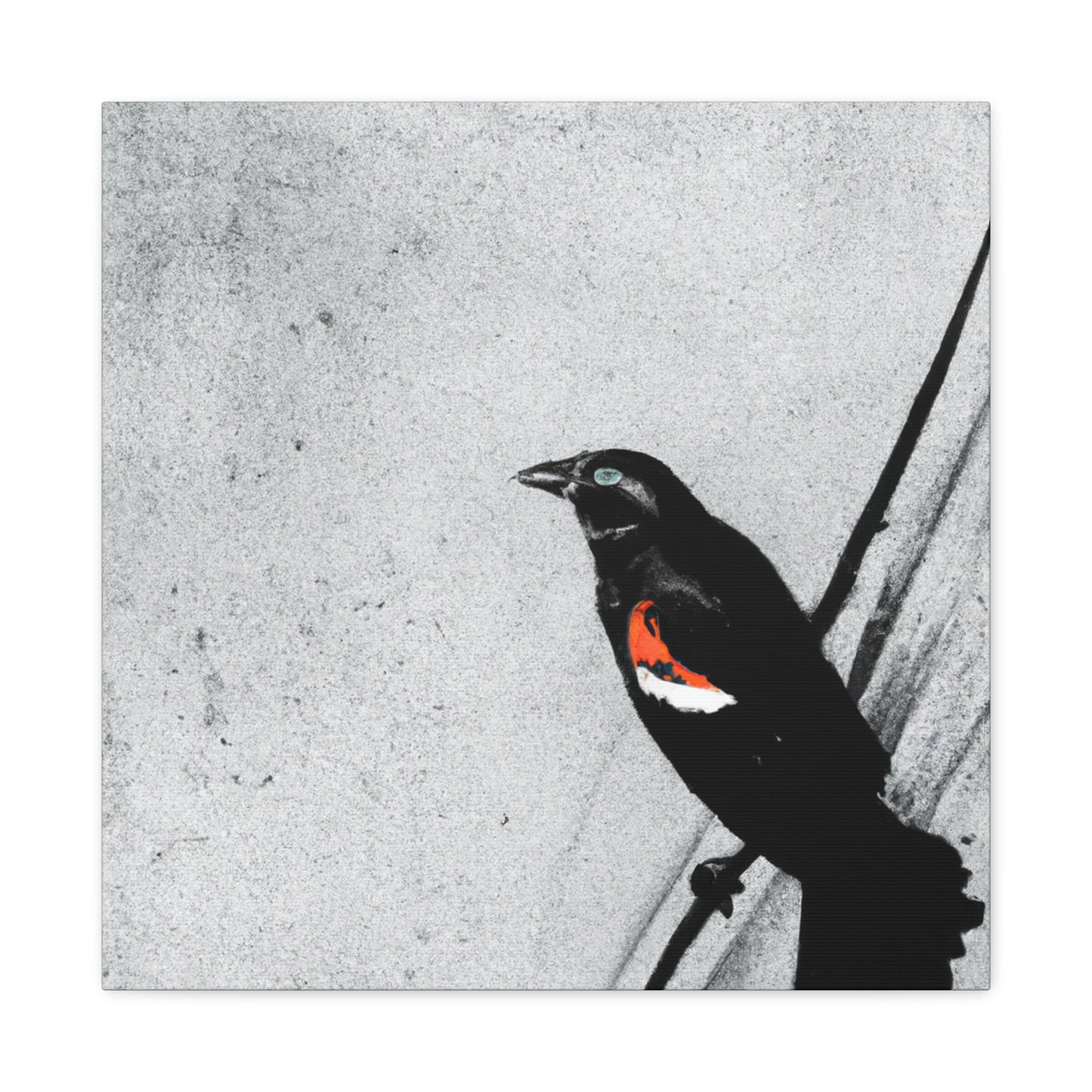 "Red Winged Blackbird Calls" - Canvas