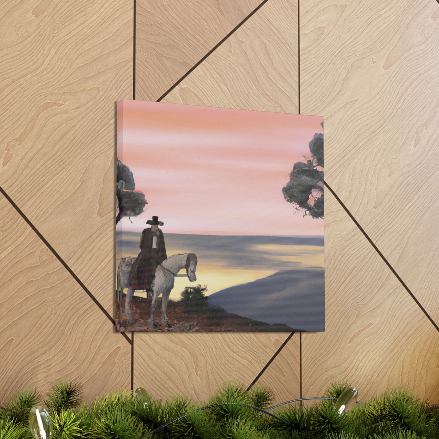 Western Landscape Vista - Canvas