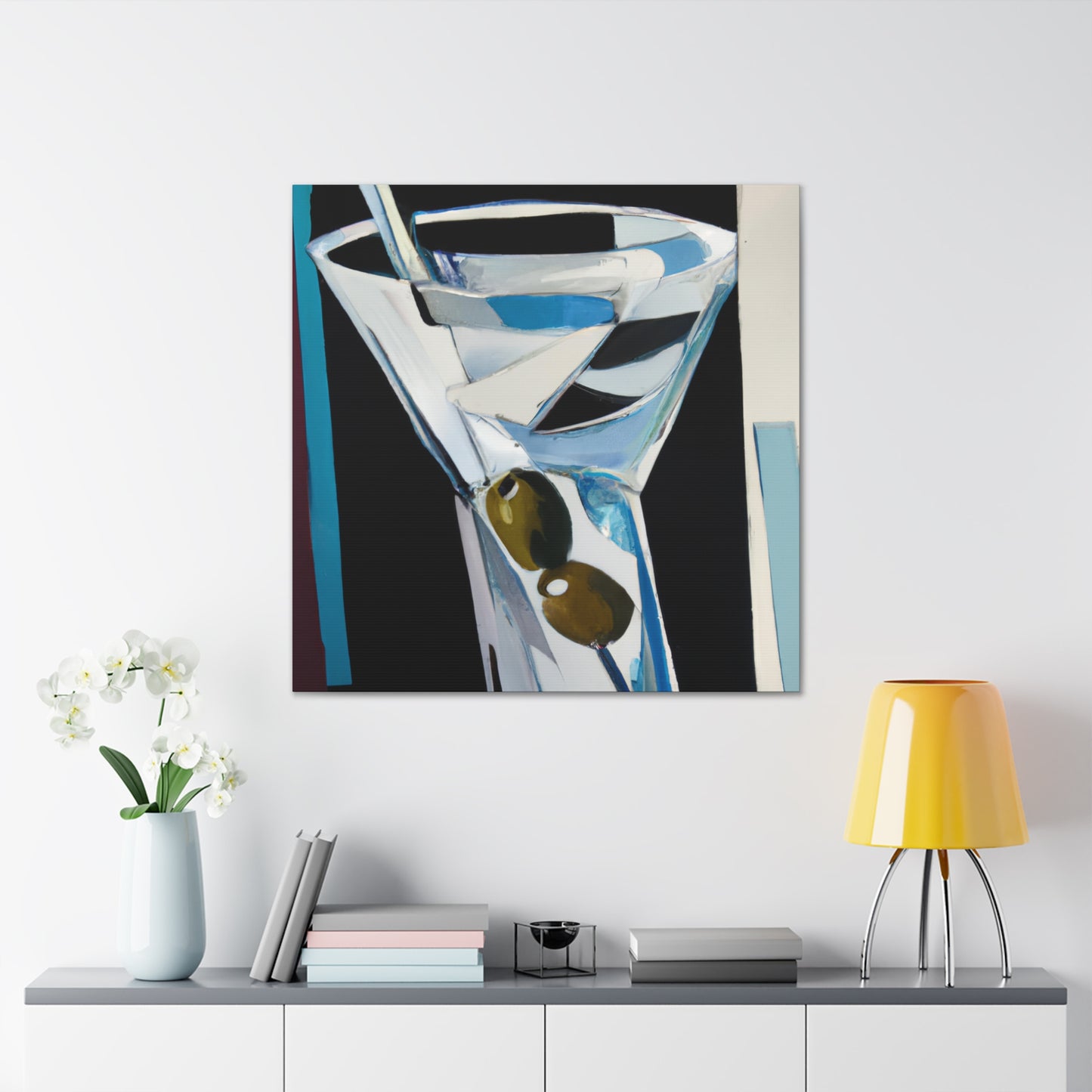 Martini in Monochrome - Canvas