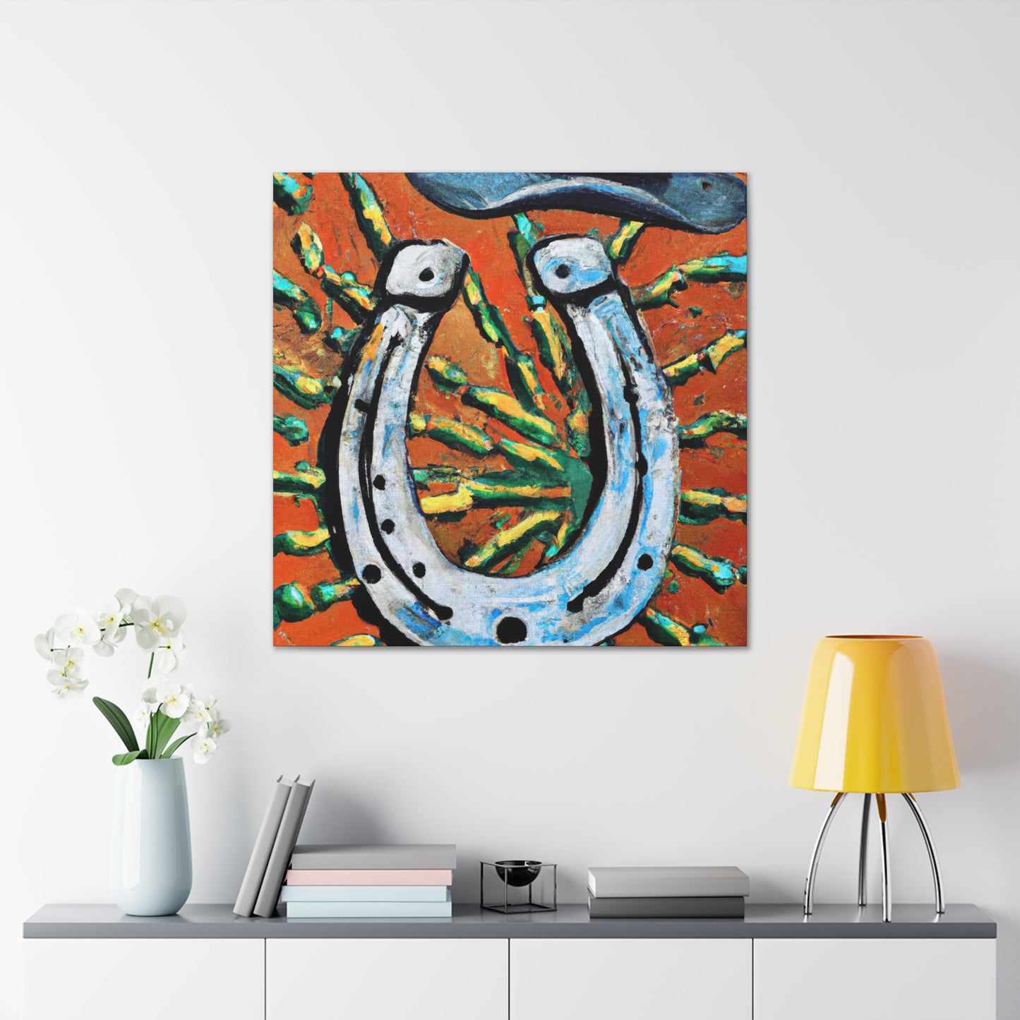 "Horseshoe Forge: Art" - Canvas