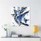 Blue Jay Abstraction - Canvas