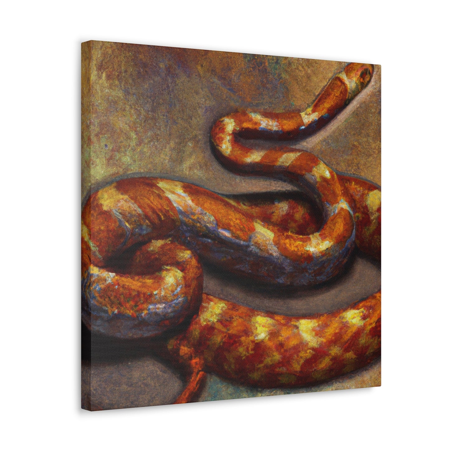 "Corn Snake Emergence" - Canvas