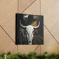 "Cow Skull Lone Survivor" - Canvas