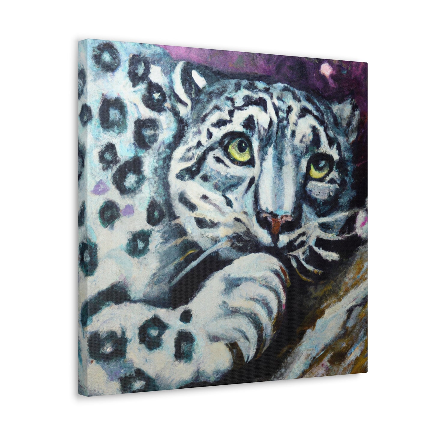 Snow Leopard Surrealism - Canvas