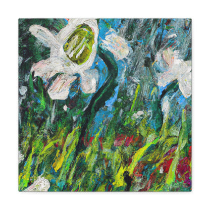 Daisy in Expressionism - Canvas