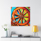 Wagon Wheel Art Deco - Canvas