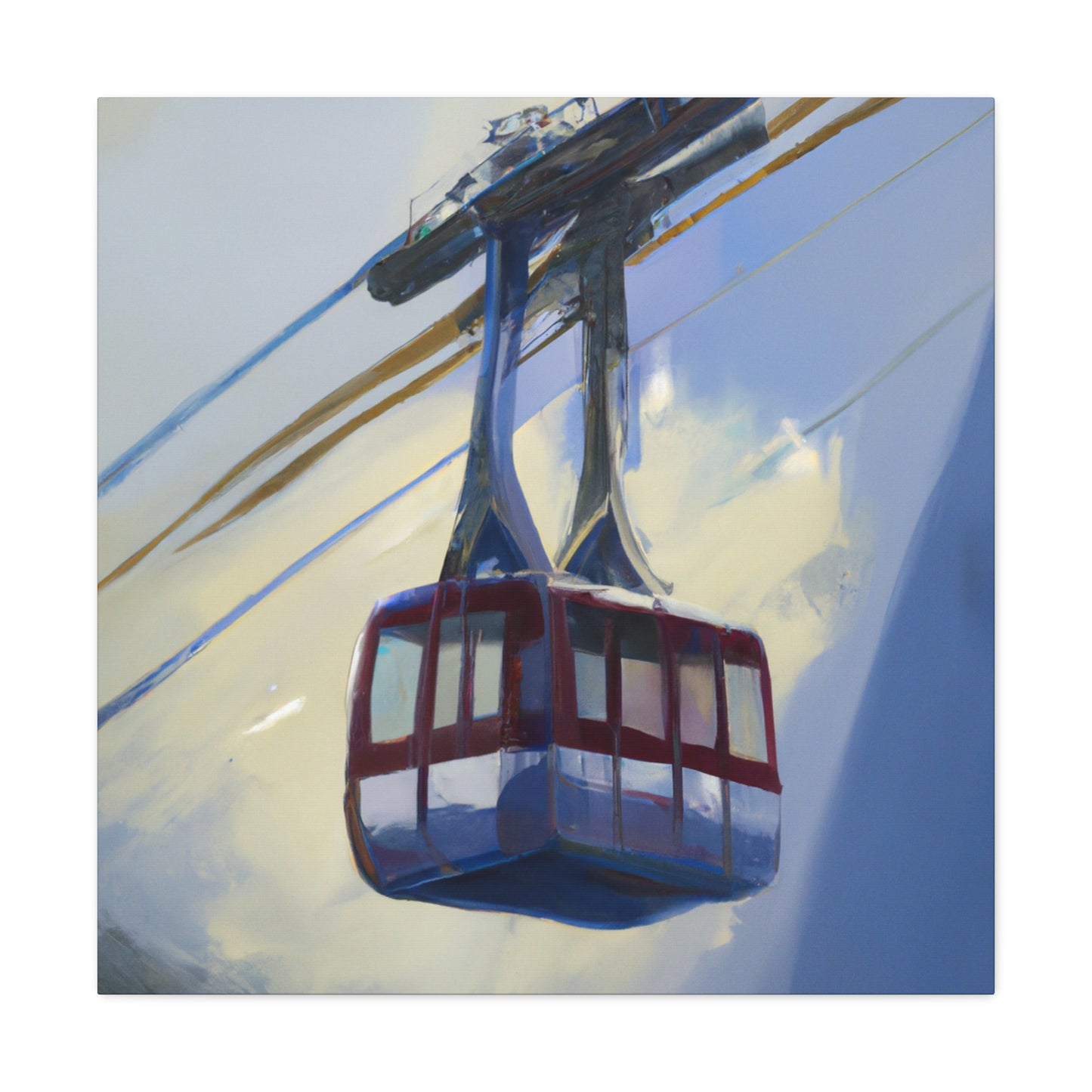 Cable Car Dreamsscape - Canvas