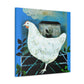 "Chicken in Art Deco" - Canvas