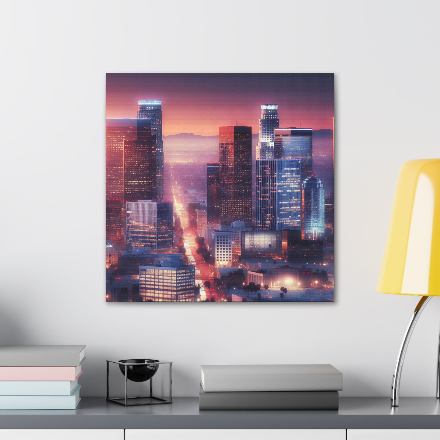 City of Neon Dreams - Canvas