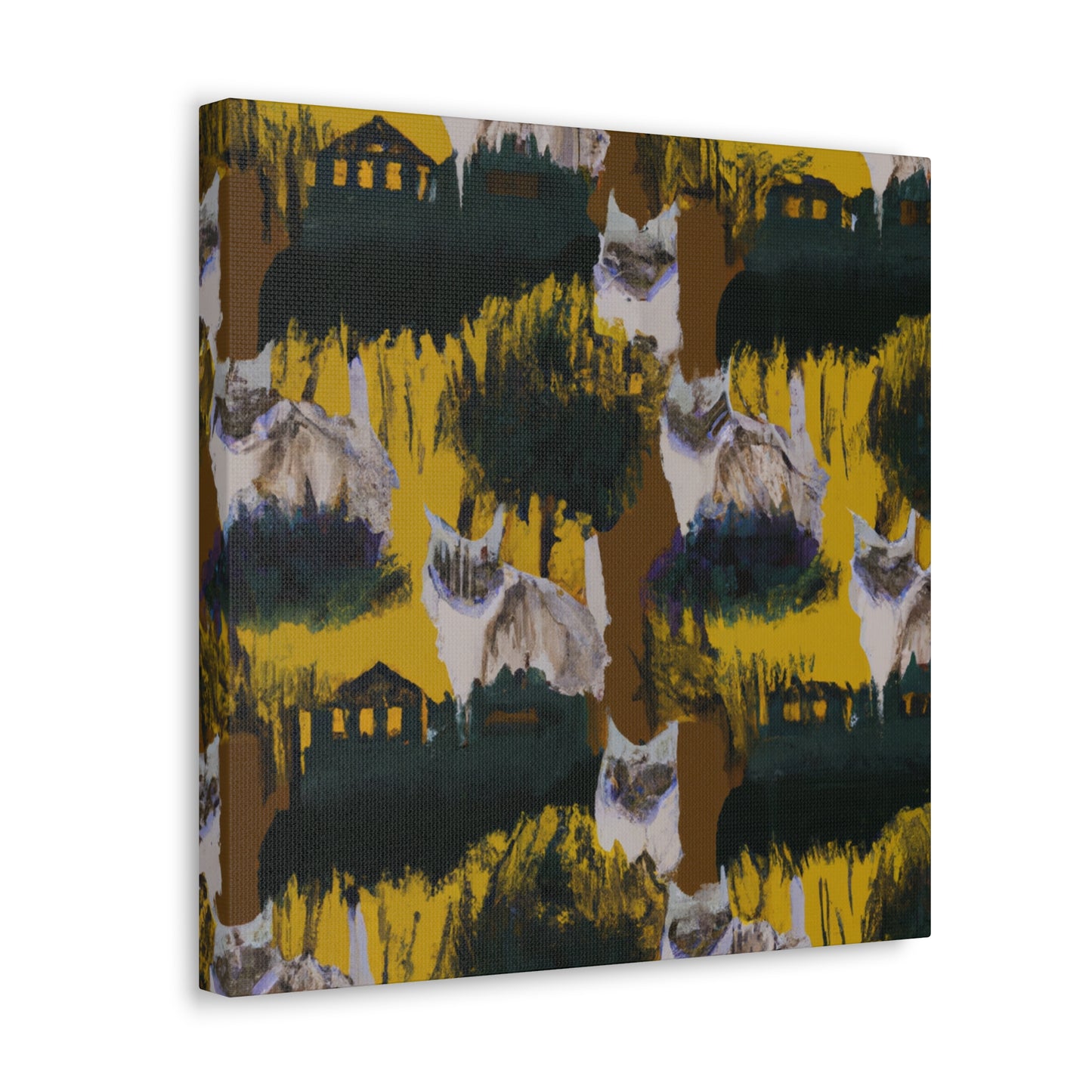 Feline Feline Expressionism - Canvas