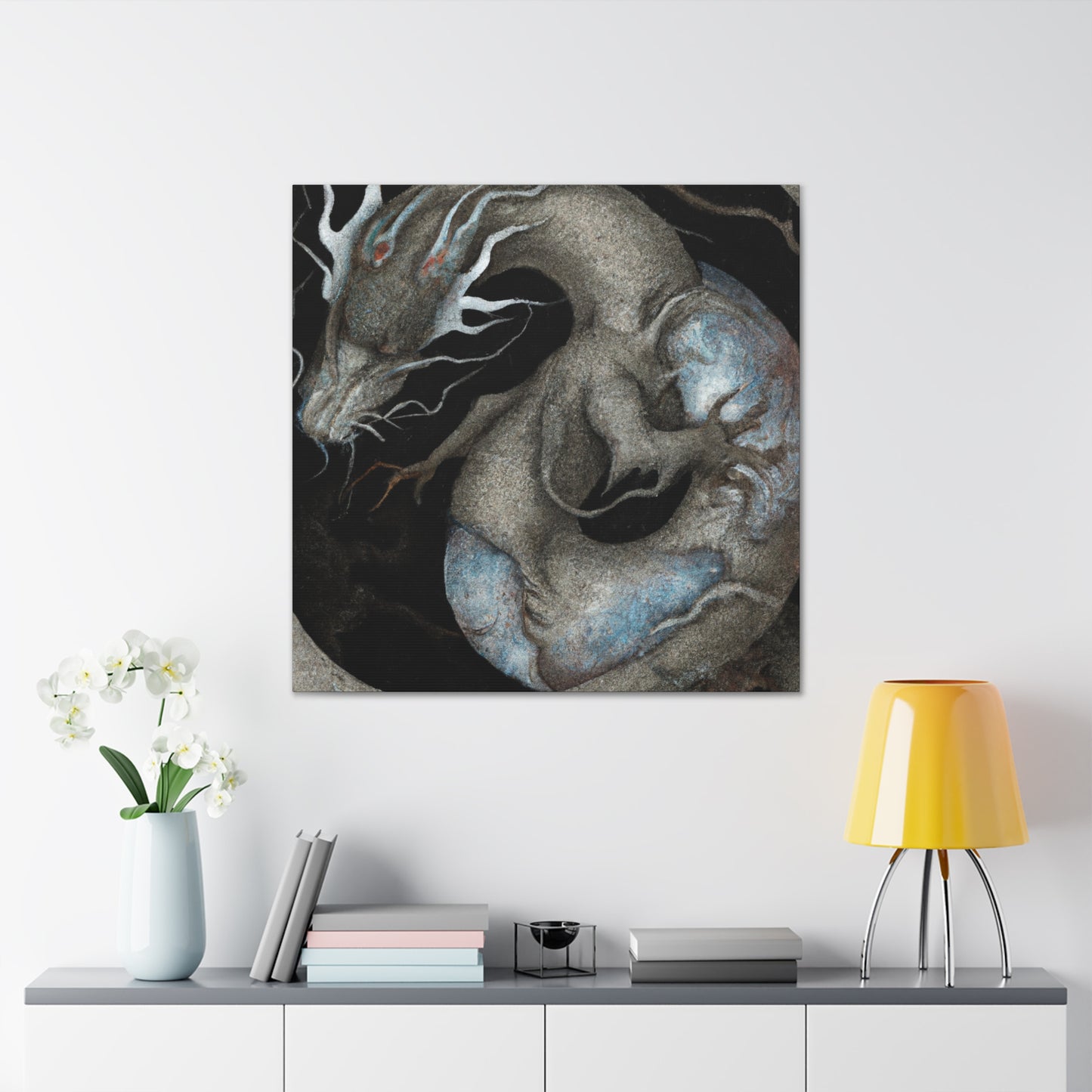 "Dragon in the Mist" - Canvas