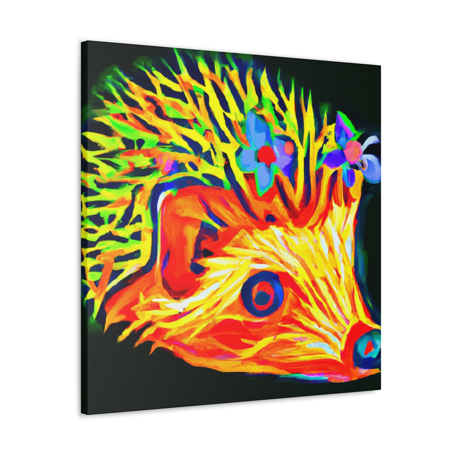 Hedgehog in Art Deco - Canvas