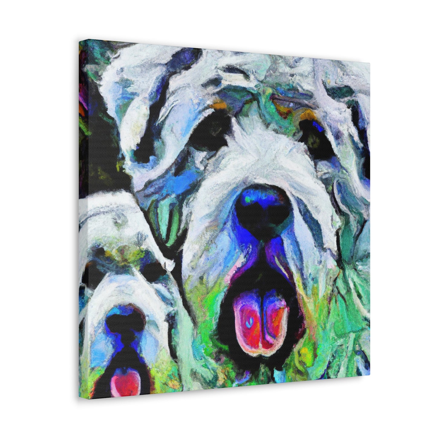 "Majestic White Great Pyrenees" - Canvas