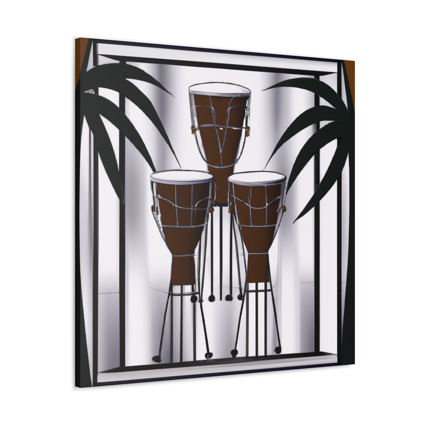 "Swinging Jazz Bongos." - Canvas