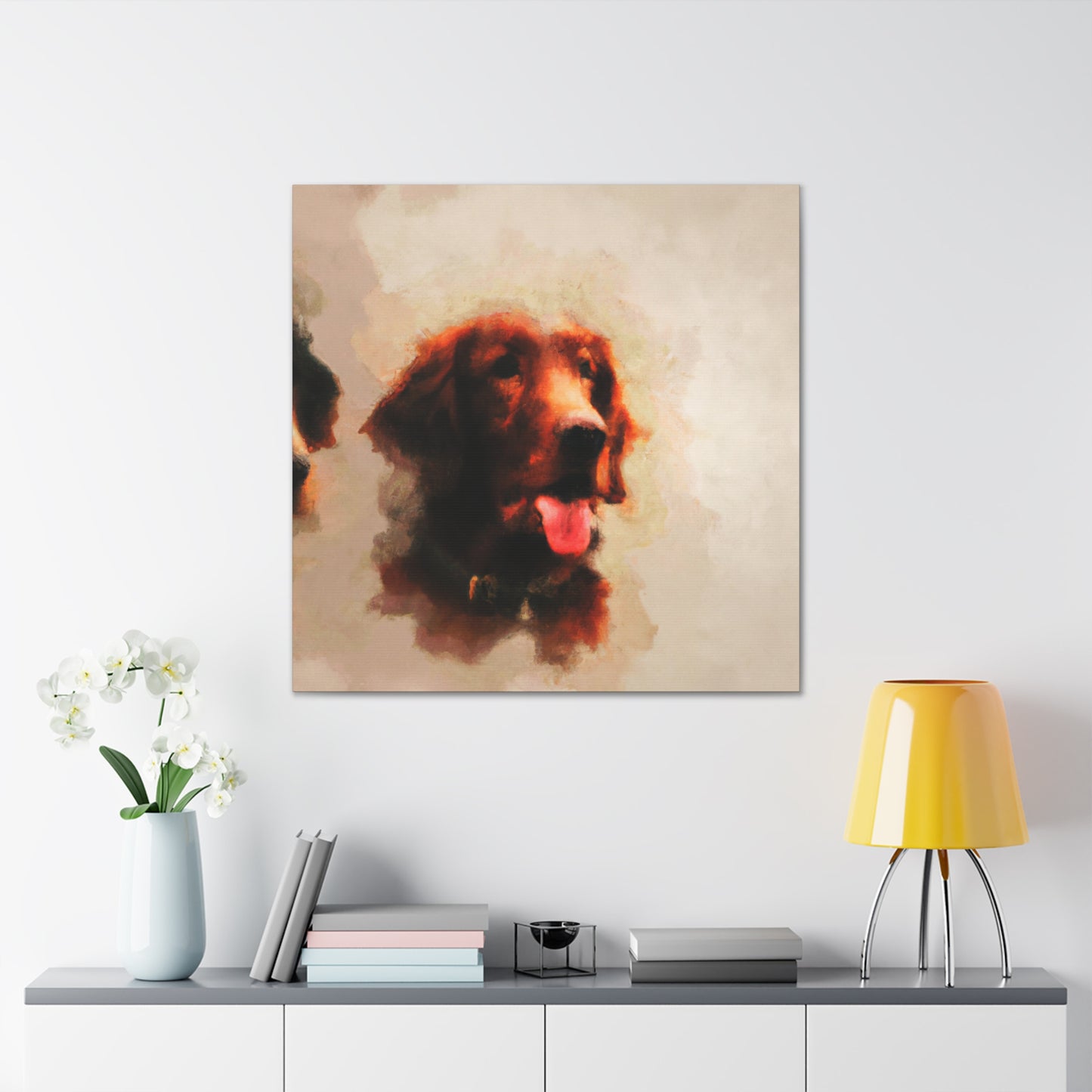 "Irish Setter Majestic Poise" - Canvas