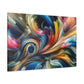 Whirling Colors Embrace - Canvas