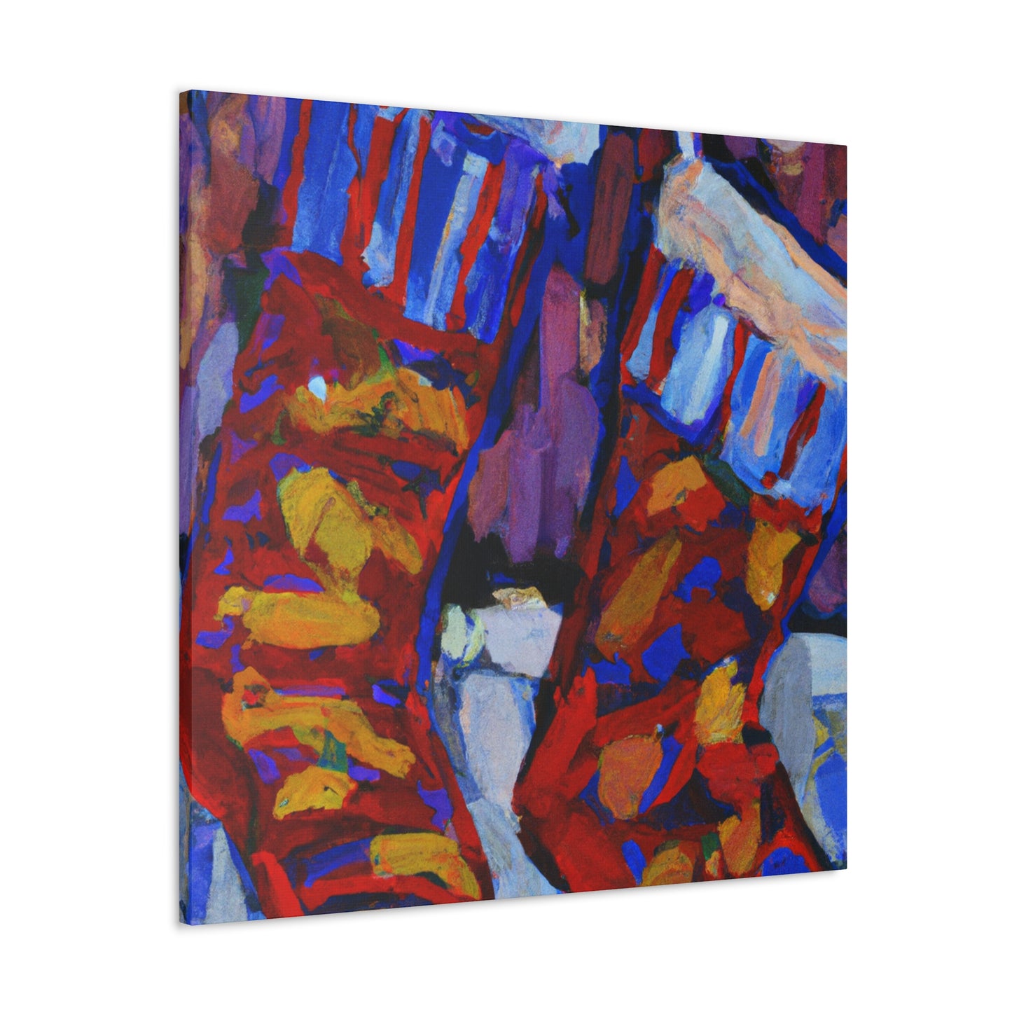 "Socks in Fauvist Hue" - Canvas