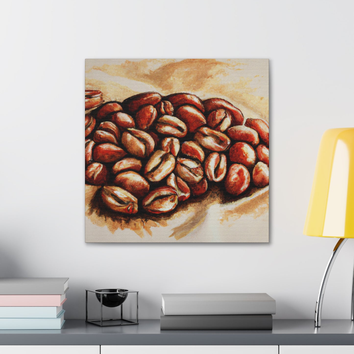 Coffee Beans Abloom - Canvas