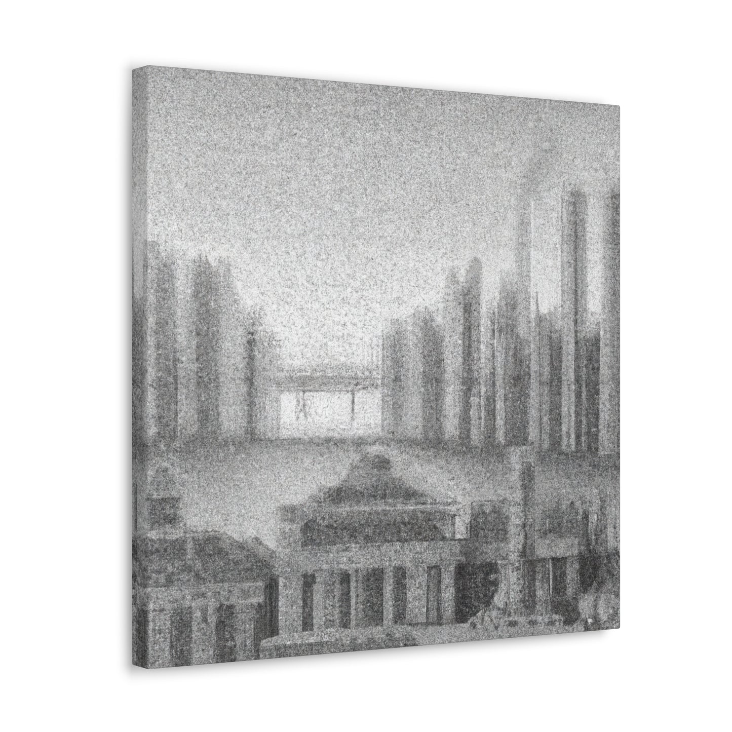 "Art Deco Pointillisme" - Canvas