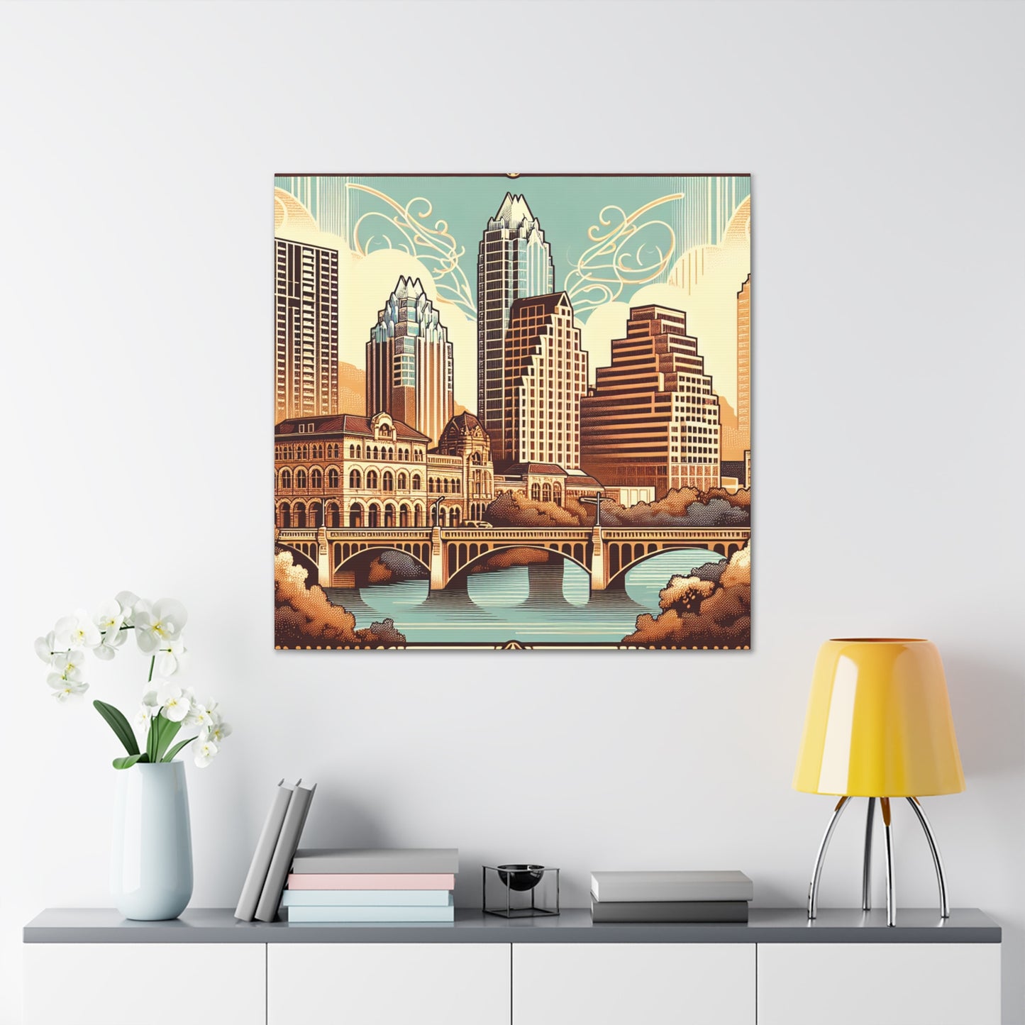 "Enchanting Austin Elegance" - Canvas