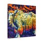 Yak in Impressionism - Canvas