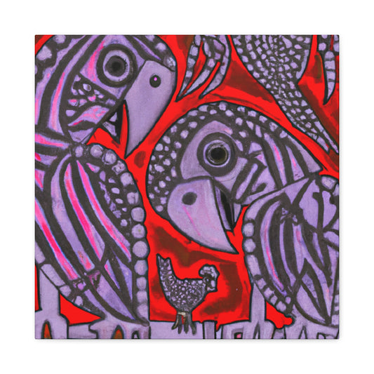 African Grey Symphony - Canvas