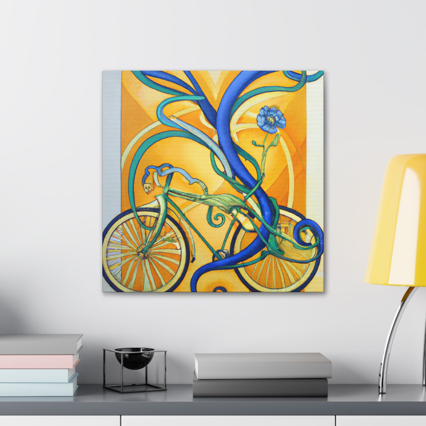 Cycling Celestial Dreams - Canvas