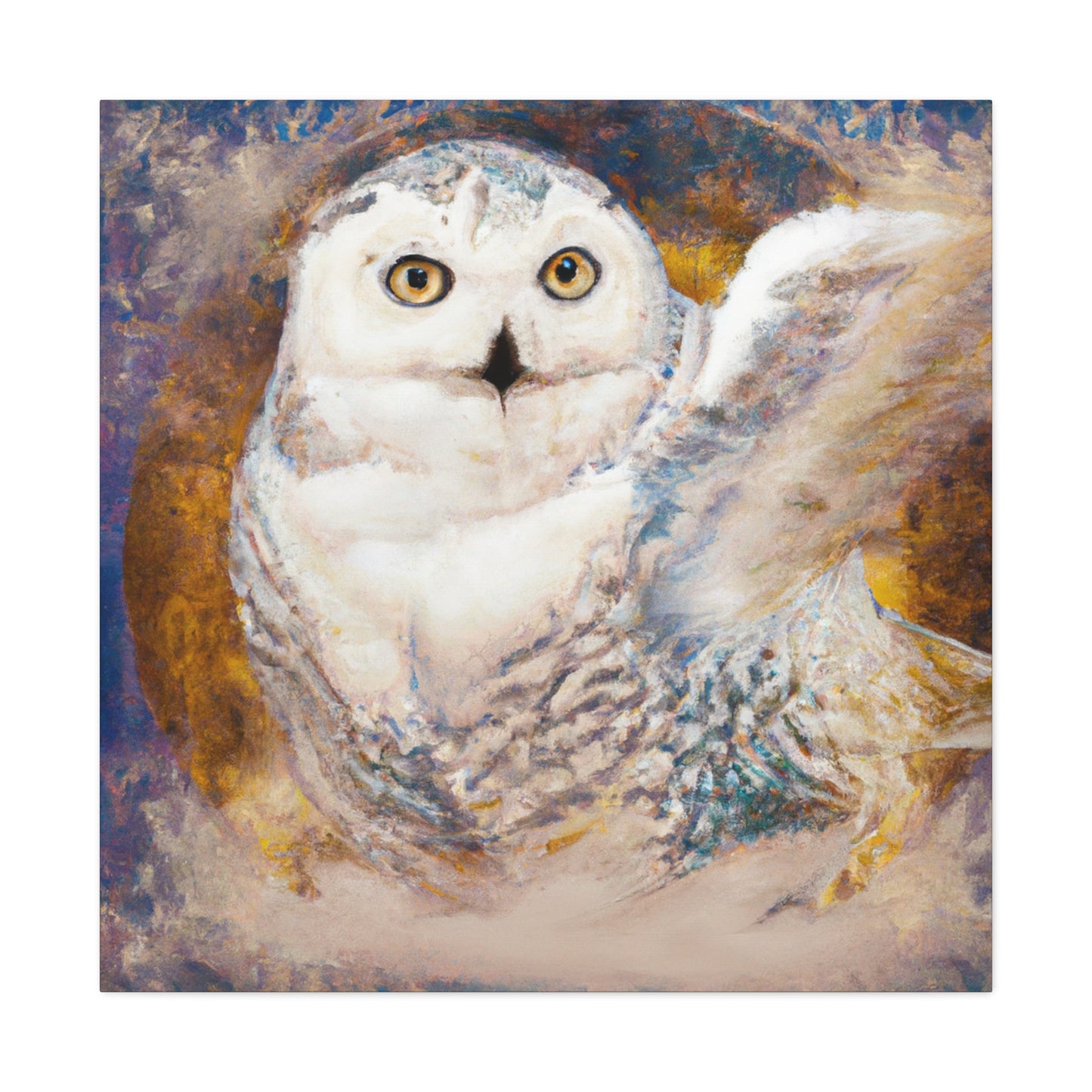 Snowy Owl Serenity - Canvas