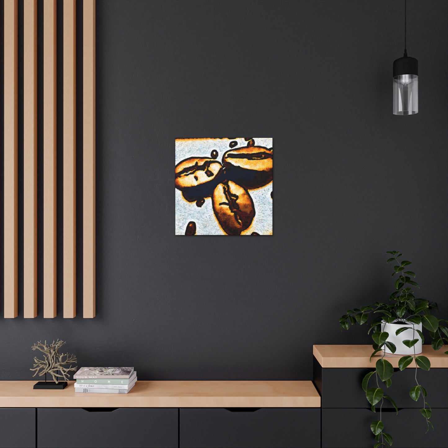 Coffee Beans Pop Art - Canvas